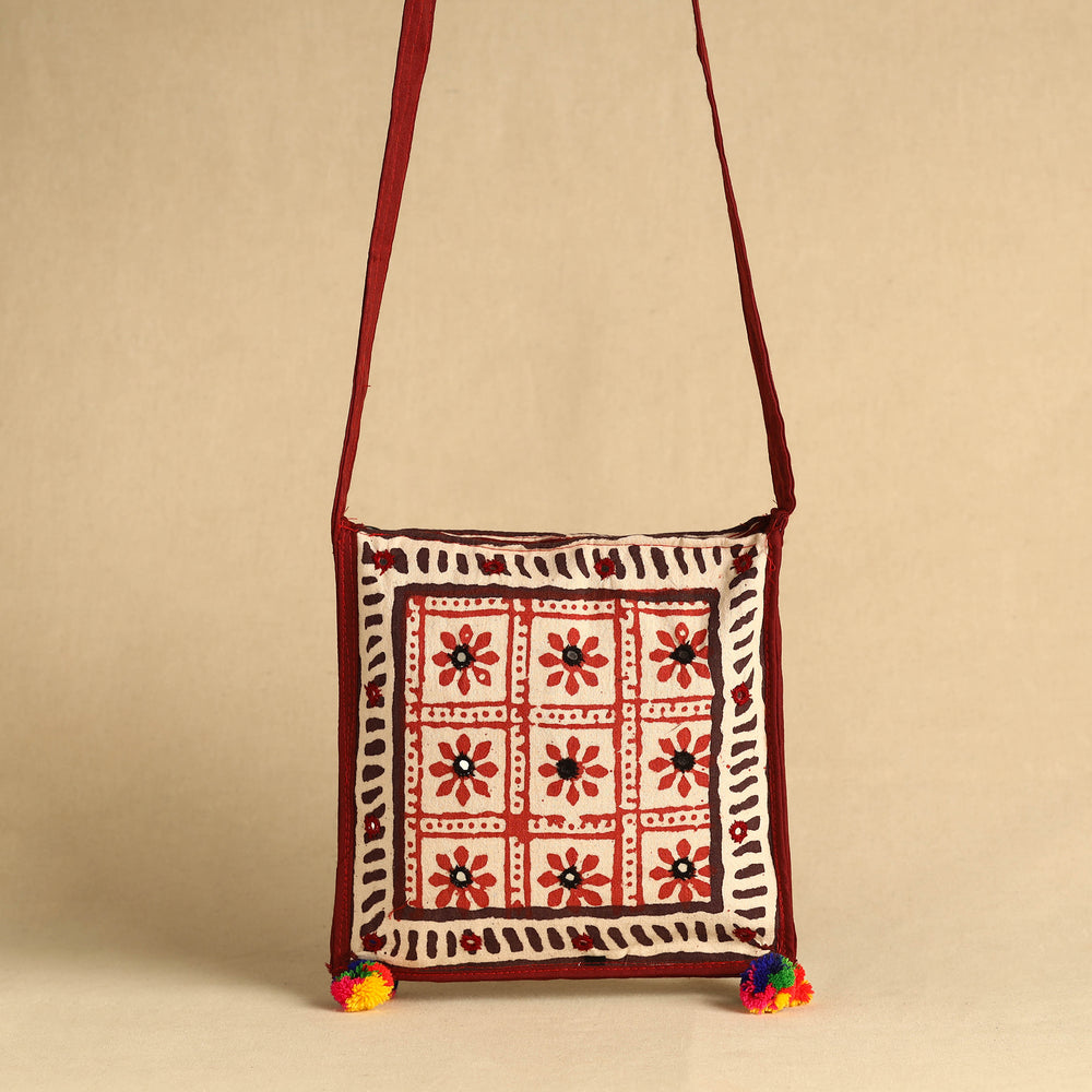 Embroidery Sling Bag