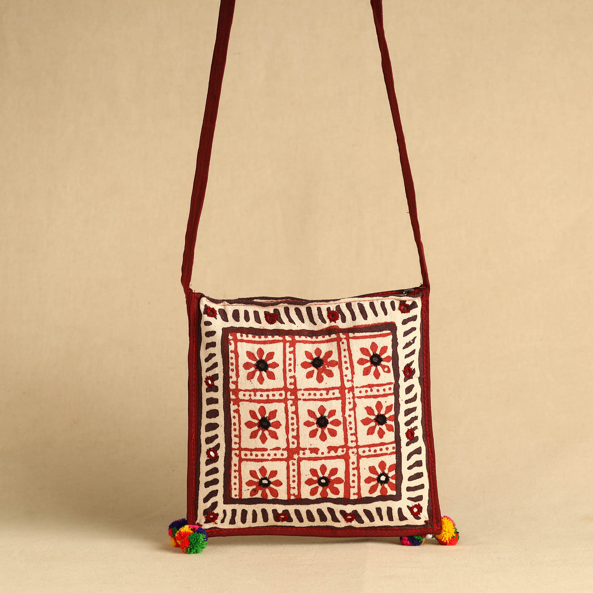 Embroidery Sling Bag