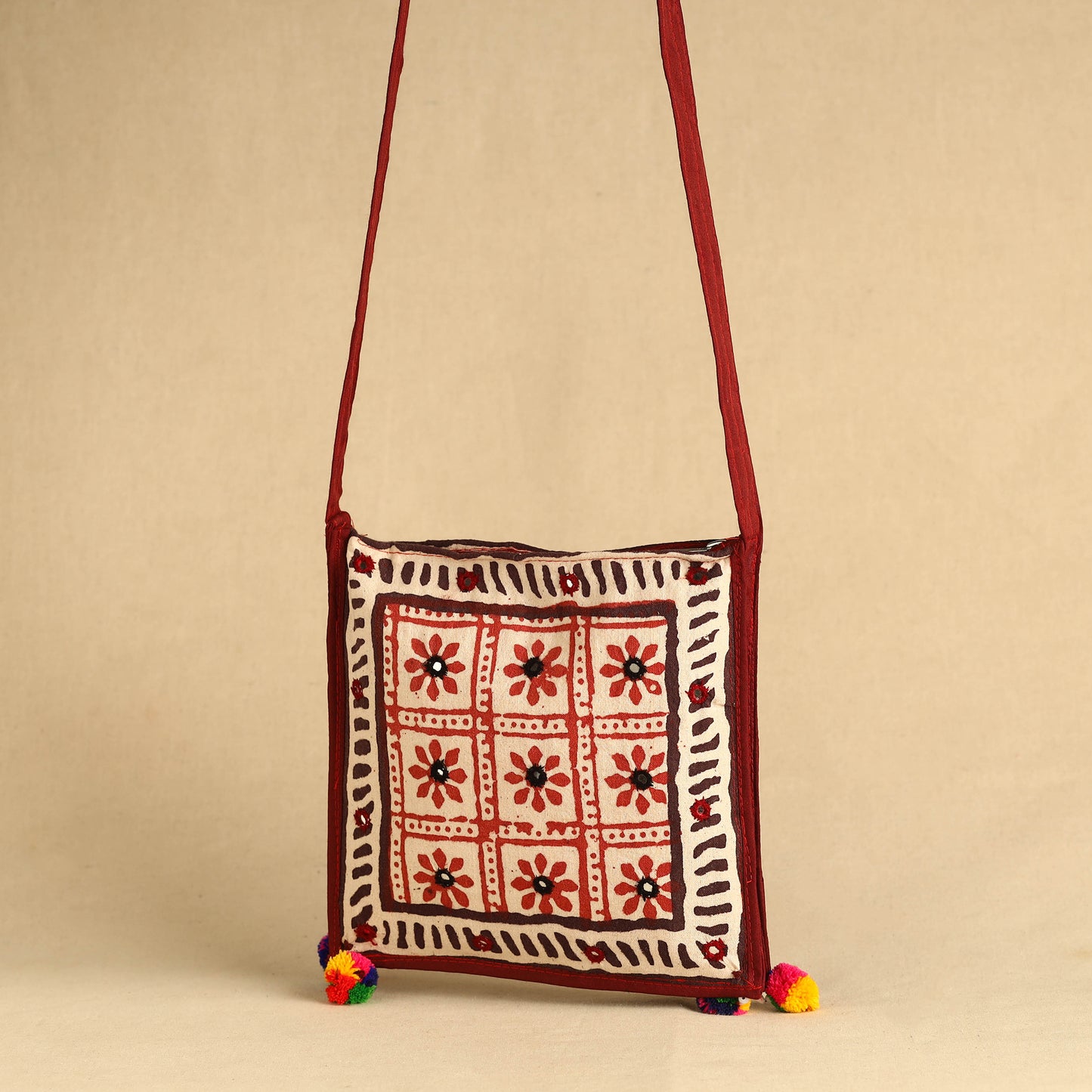 Embroidery Sling Bag