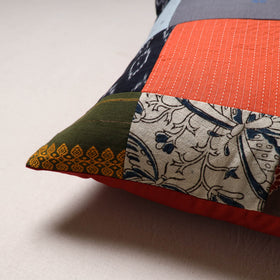 Handcrafted Patchwork Cushion Cover (16 x 16 in) 39