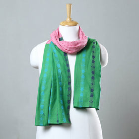 Multicolor - jacquard patchwork cotton stole 94