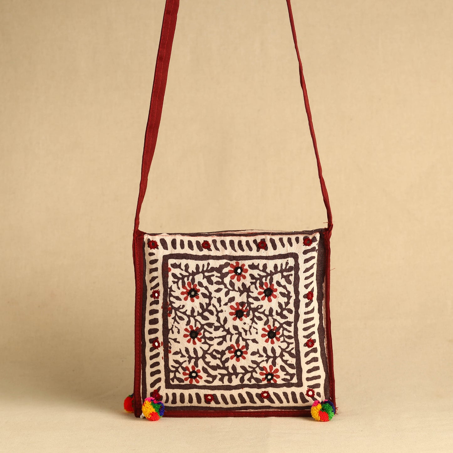 Embroidery Sling Bag