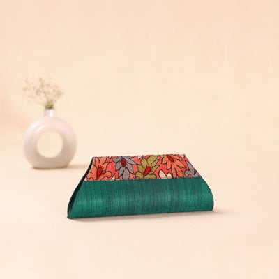 Srikalahasti Kalamkari Handpainted Clutch by Dwaraka Plus 03