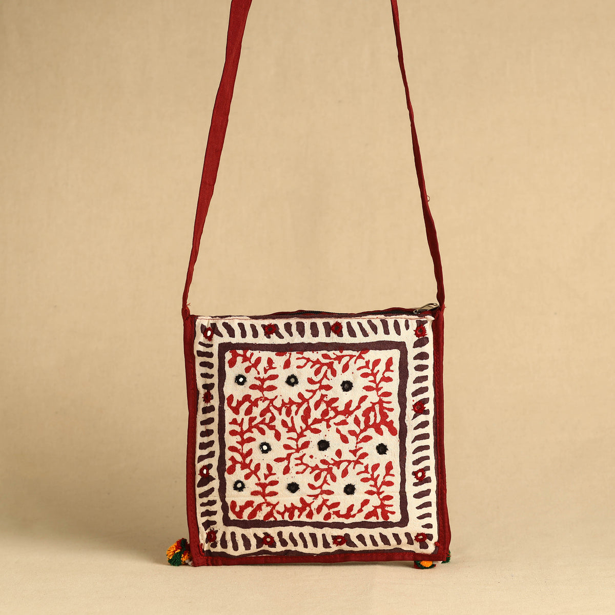 Embroidery Sling Bag