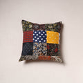 Handcrafted Patchwork Cushion Cover (16 x 16 in) 41