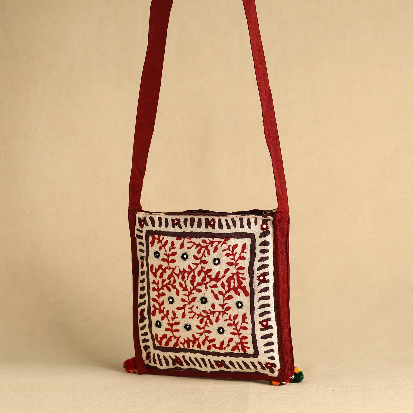 Embroidery Sling Bag