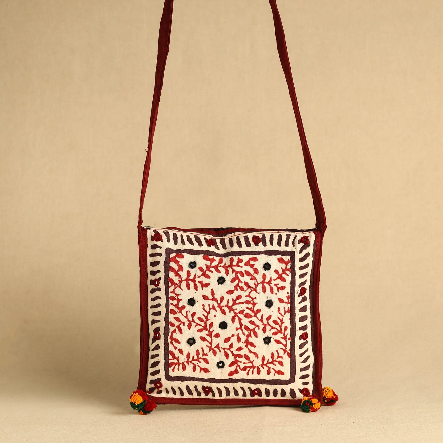 Embroidery Sling Bag