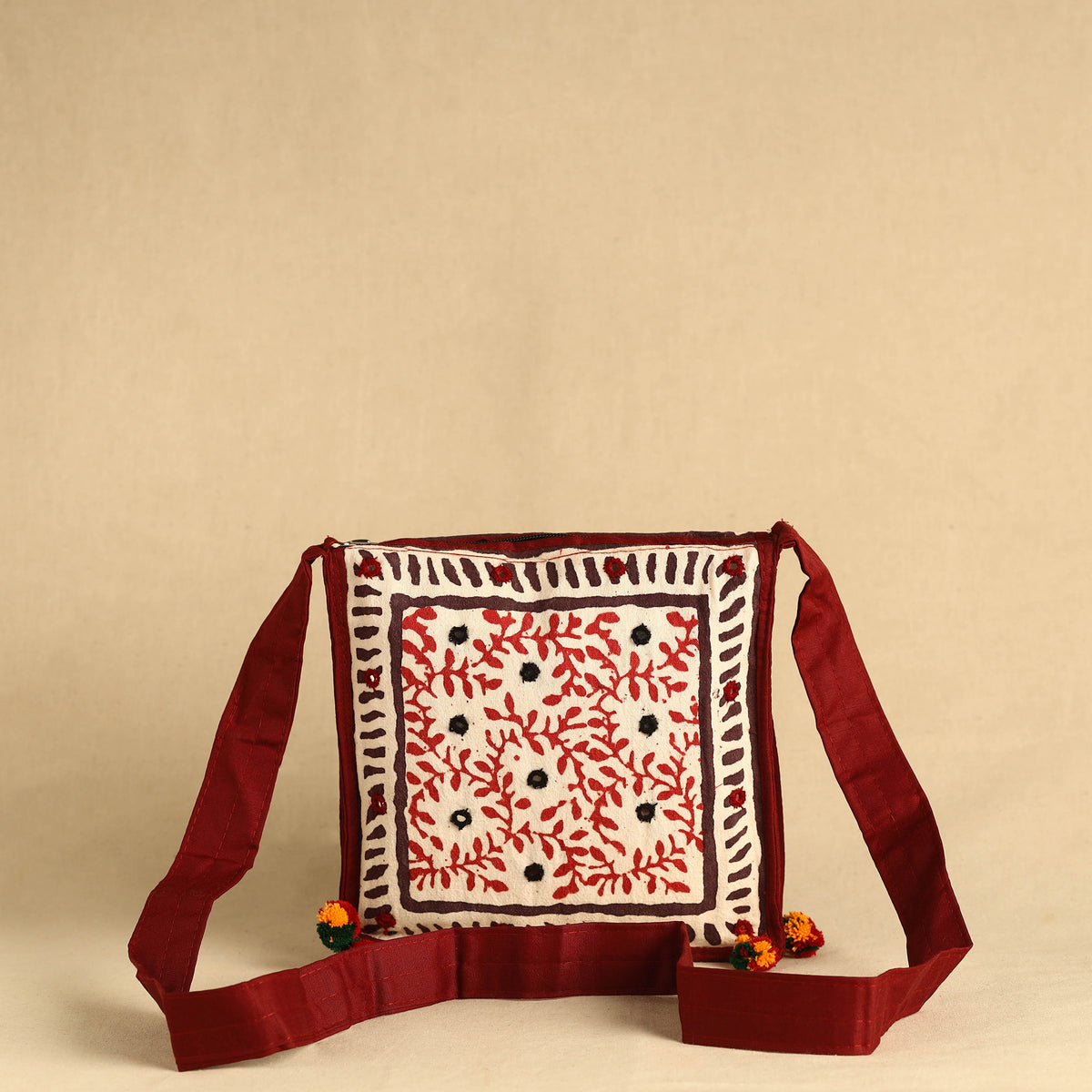 Embroidery Sling Bag