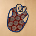 Brown Handmade Cotton Baby Bib