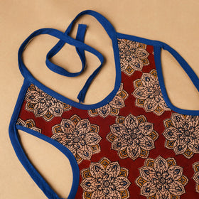 Brown Handmade Cotton Baby Bib