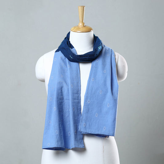 Blue - Jacquard Patchwork Cotton Stole 102