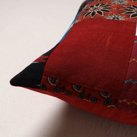 Handcrafted Patchwork Cushion Cover (16 x 16 in) 44