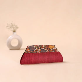 Srikalahasti Kalamkari Handpainted Clutch by Dwaraka Plus 05