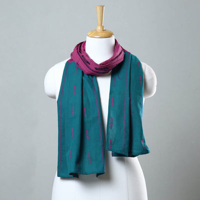 Multicolor - Jacquard Patchwork Cotton Stole 104