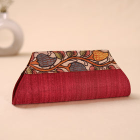 Srikalahasti Kalamkari Handpainted Clutch by Dwaraka Plus 05
