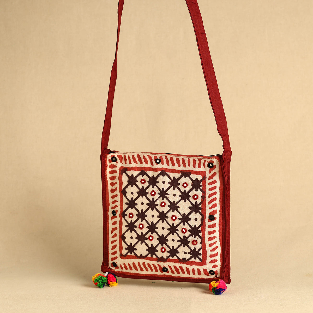 Embroidery Sling Bag