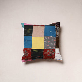 Handcrafted Patchwork Cushion Cover (16 x 16 in) 46