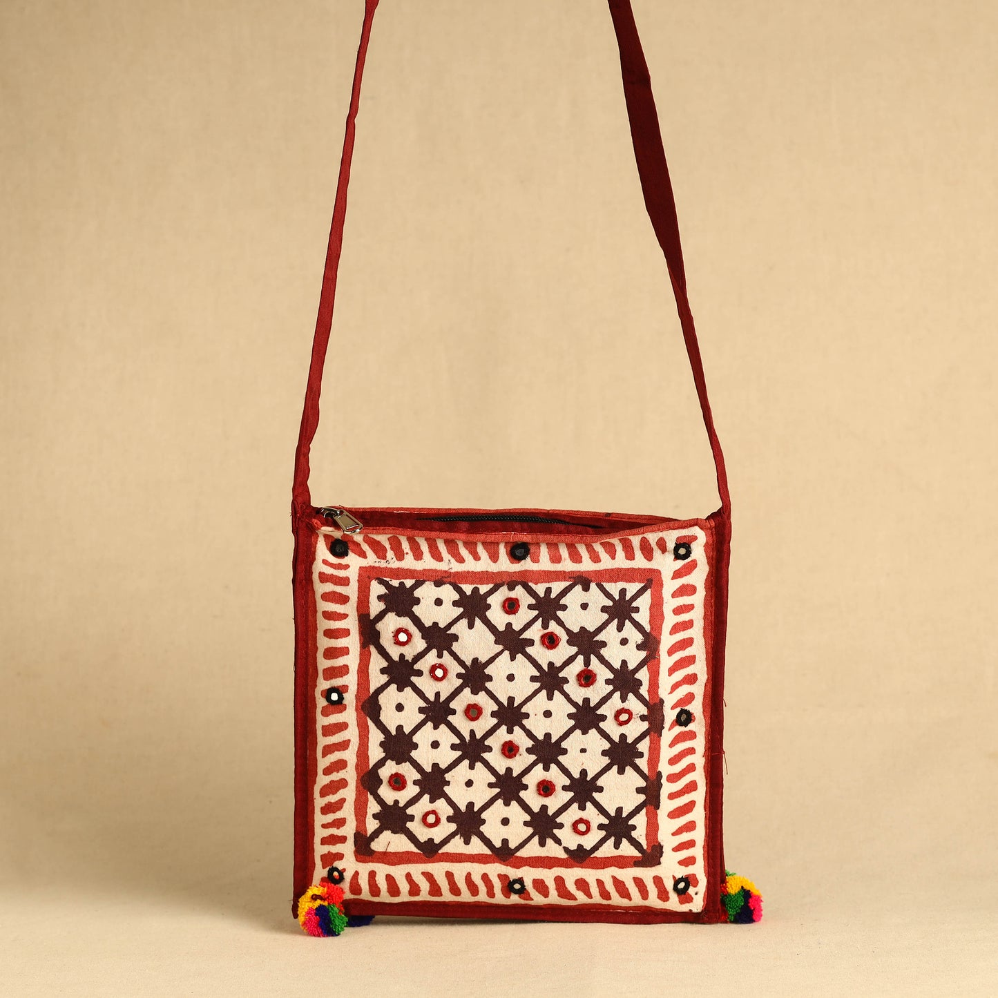 Embroidery Sling Bag