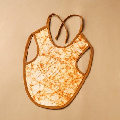 Yellow Handmade Cotton Baby Bib