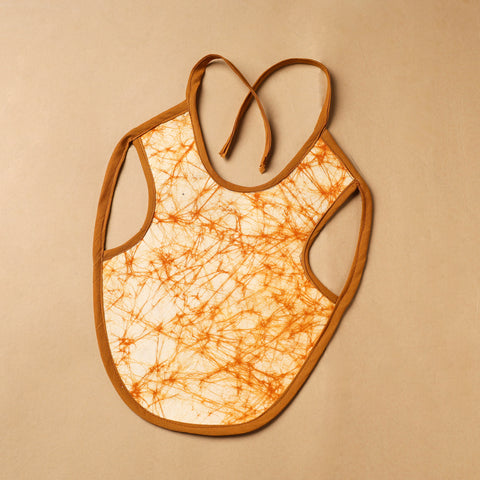 Yellow Handmade Cotton Baby Bib