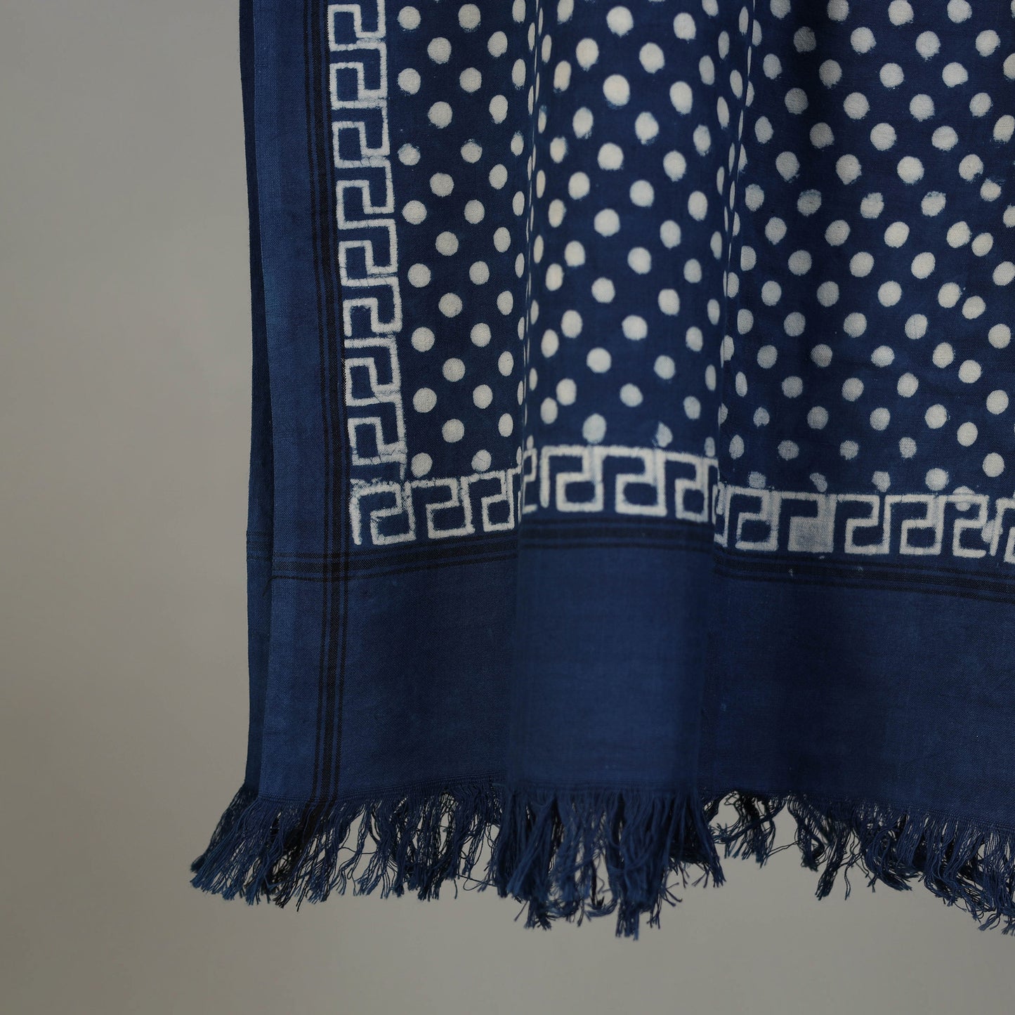 Pipad Hand Block Print Natural Dyed Pure Handloom Cotton Towel 04