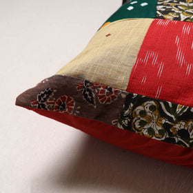 Handcrafted Patchwork Cushion Cover (16 x 16 in) 50