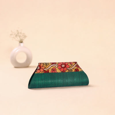 Srikalahasti Kalamkari Handpainted Clutch by Dwaraka Plus 07