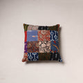 Handcrafted Patchwork Cushion Cover (16 x 16 in) 15