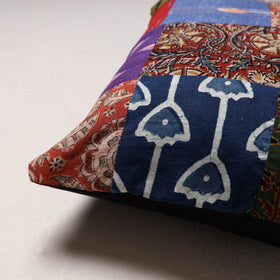Handcrafted Patchwork Cushion Cover (16 x 16 in) 15