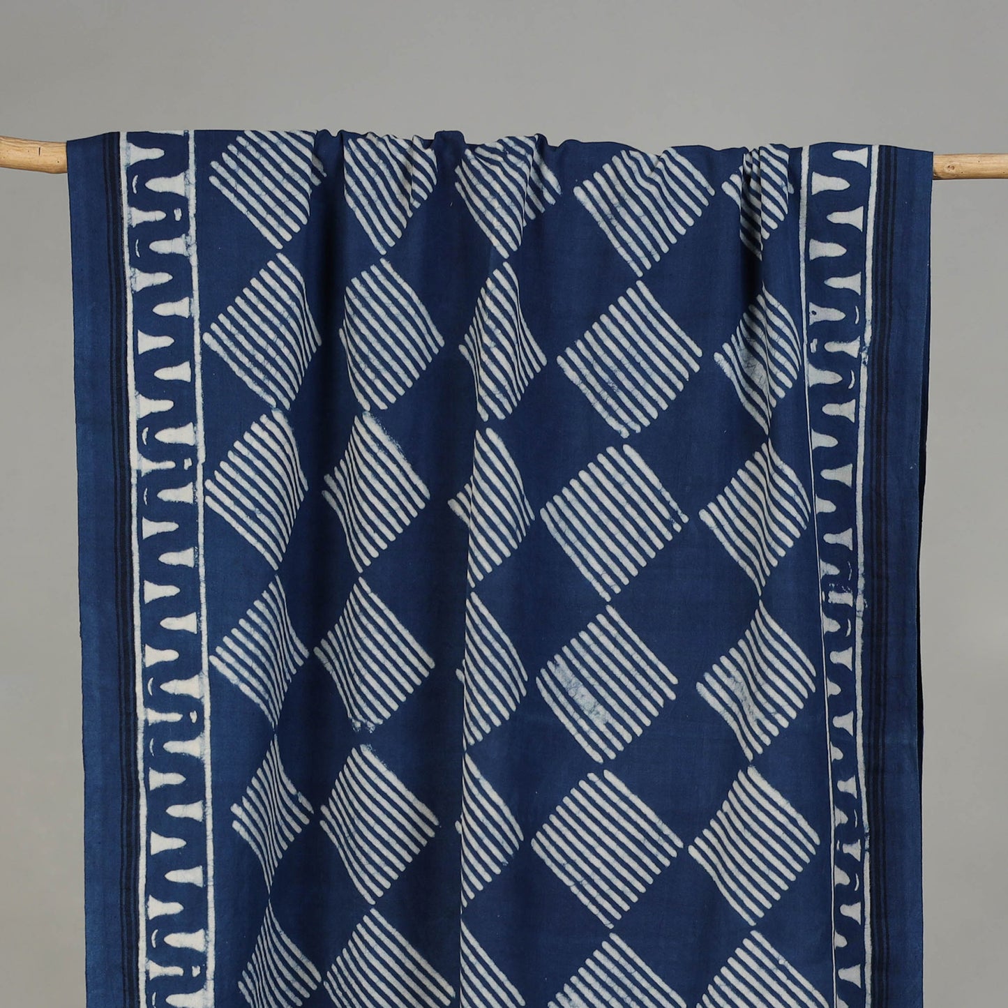Pipad Hand Block Print Natural Dyed Pure Handloom Cotton Towel 06