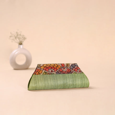 Srikalahasti Kalamkari Handpainted Clutch by Dwaraka Plus 08