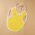 Yellow Handmade Cotton Baby Bib
