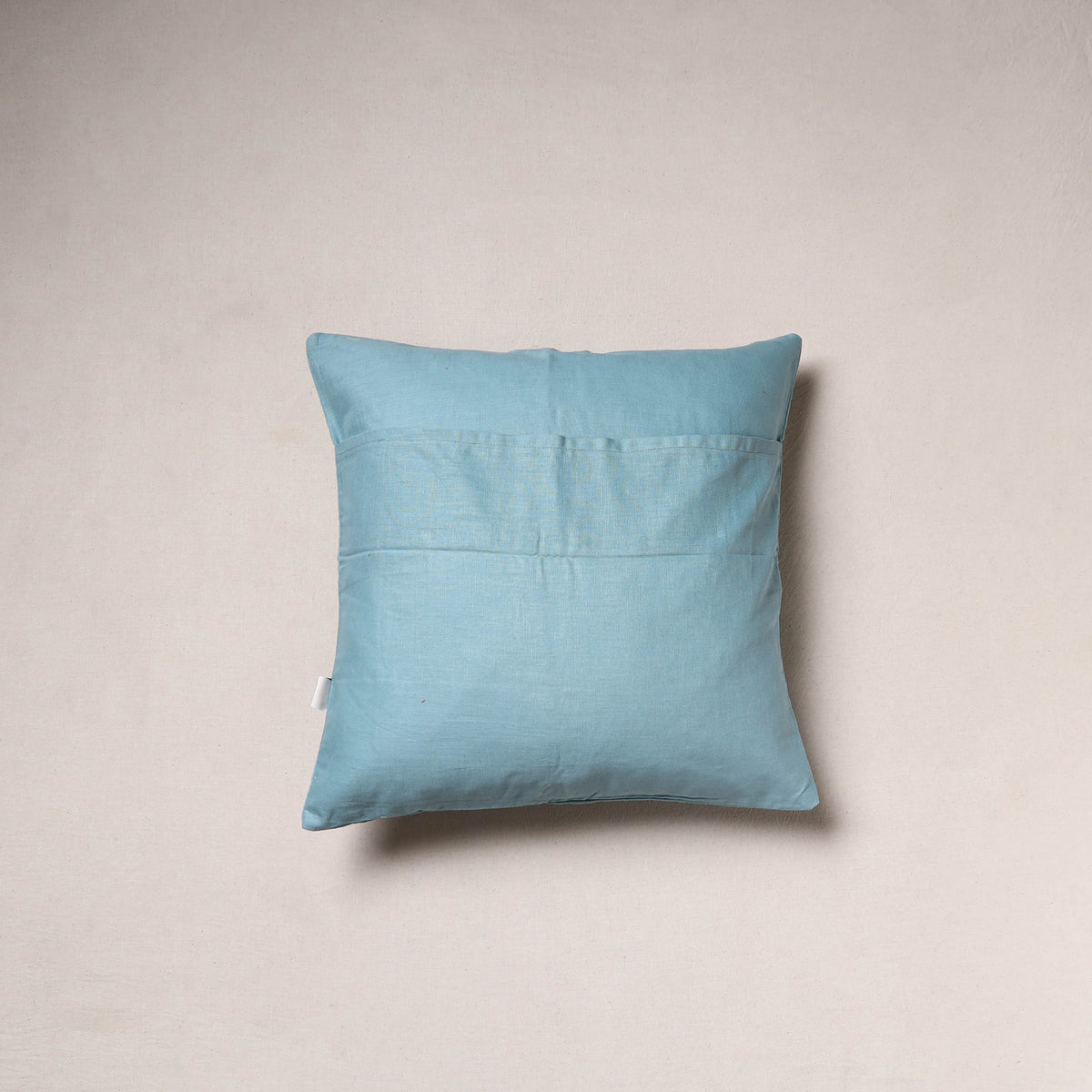 Water lilies Hand Embroidered Cushion Cover (16 x 16 in)