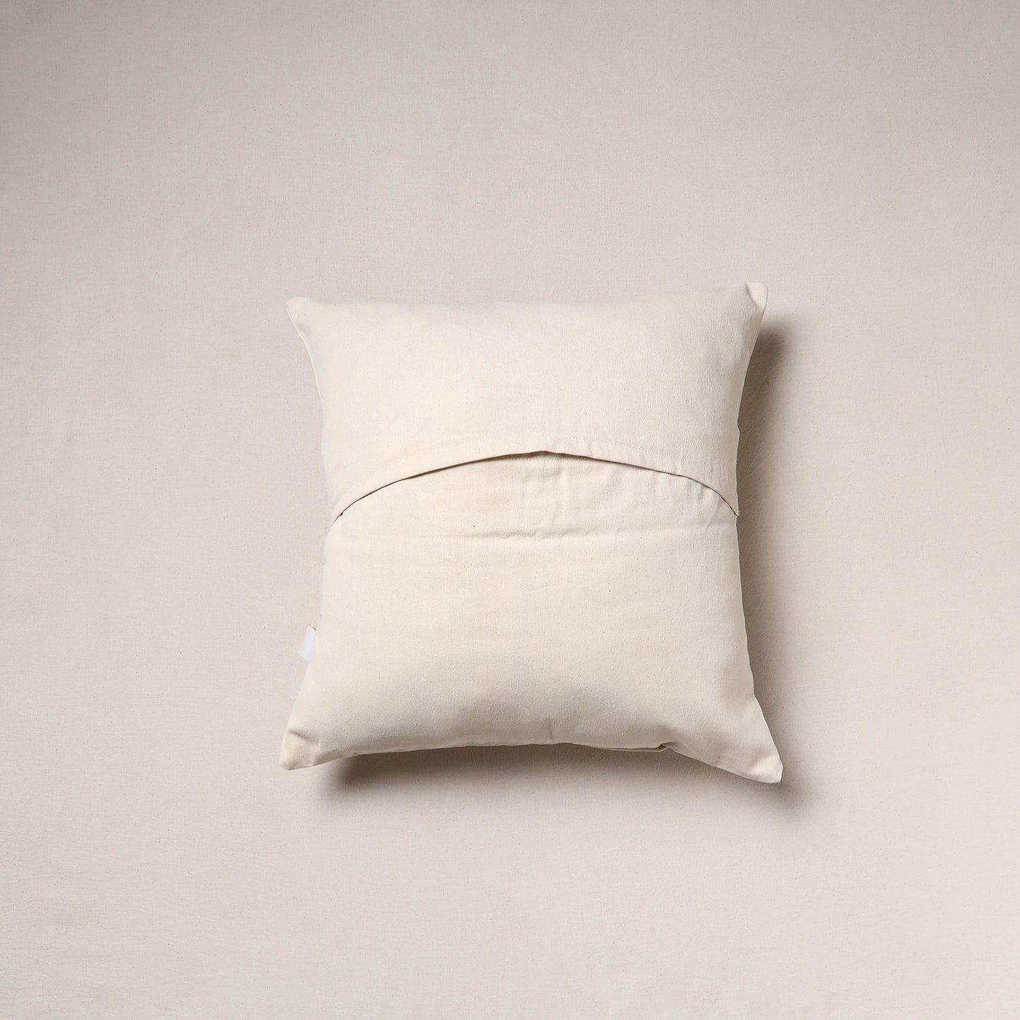 Ruby Pomegranate Hand Embroidered Cushion Cover (16 x 16 in)