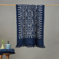 Pipad Hand Block Print Natural Dyed Pure Handloom Cotton Towel 09