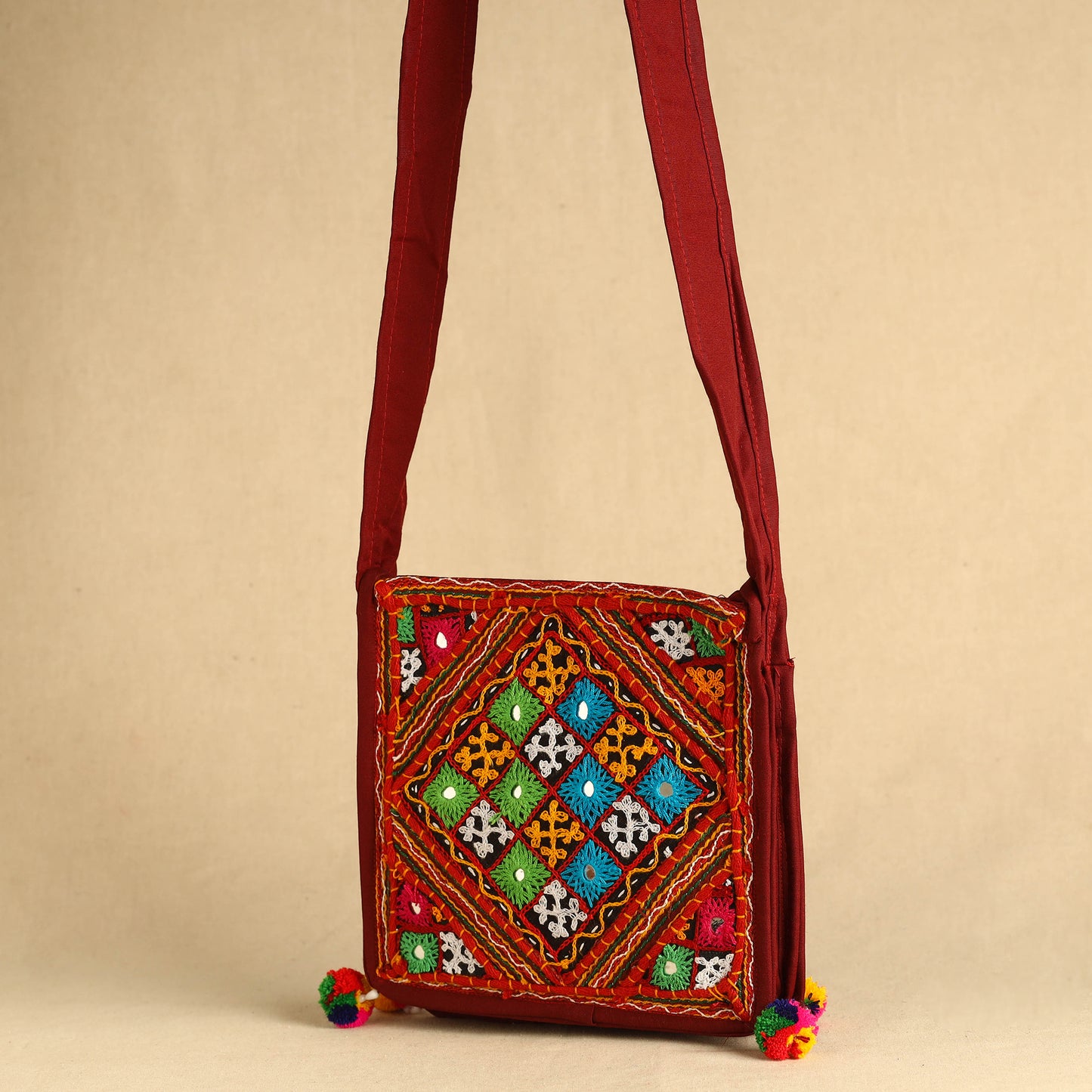 Mirror Work Sling Bag