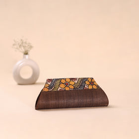 Srikalahasti Kalamkari Handpainted Clutch by Dwaraka Plus 12