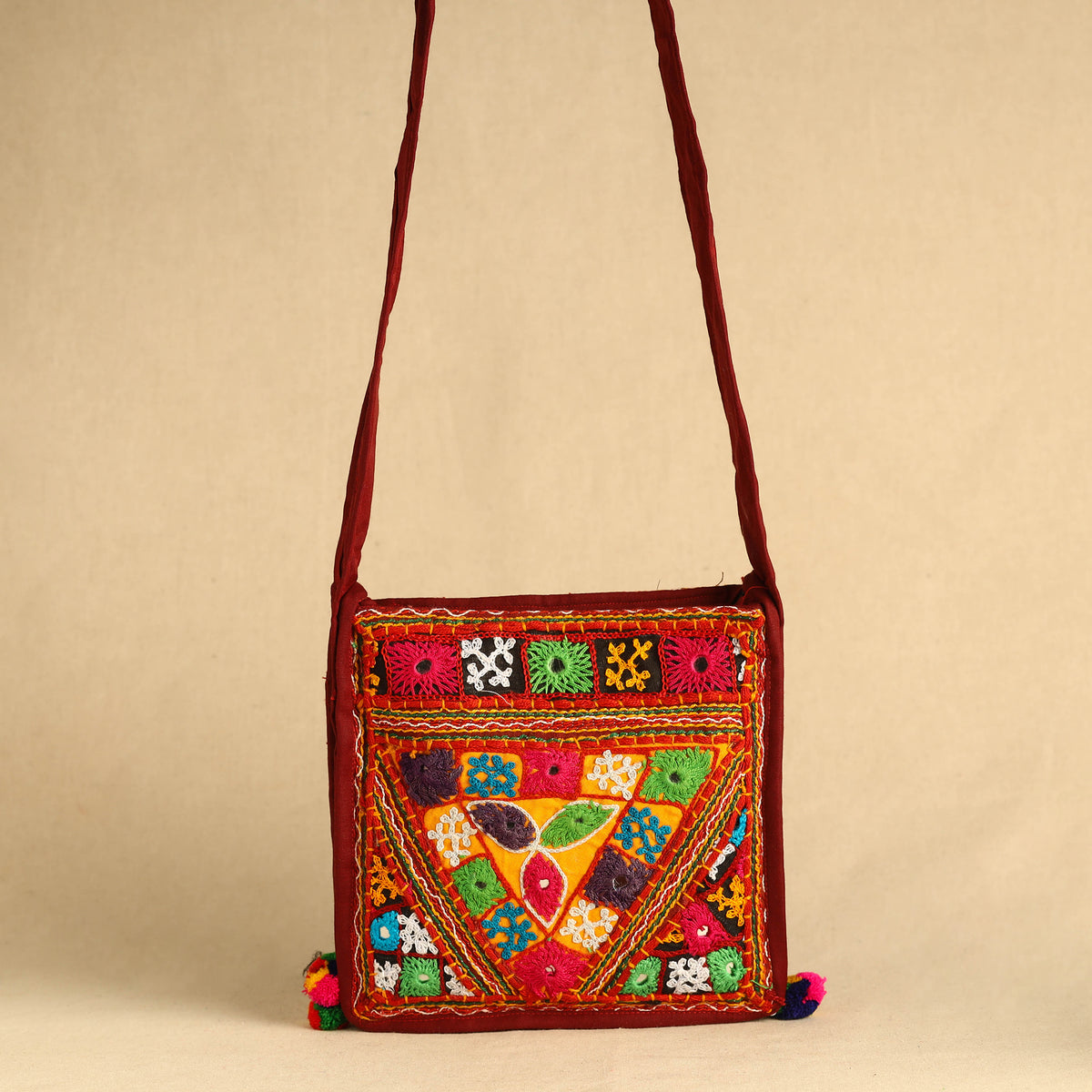 Mirror Work Sling Bag