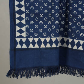 Pipad Hand Block Print Natural Dyed Pure Handloom Cotton Towel 12