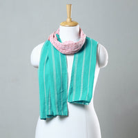 Green - Jacquard Patchwork Cotton Stole 126