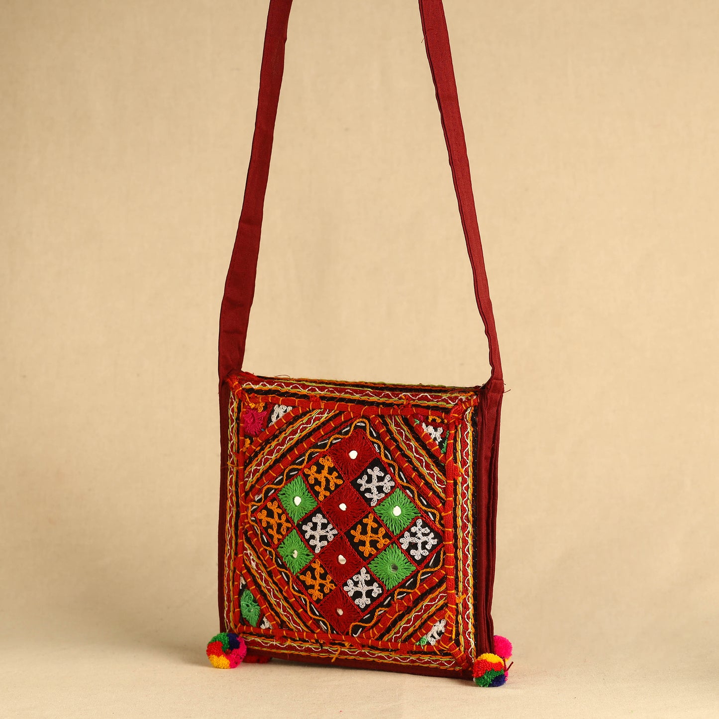 Mirror Work Sling Bag