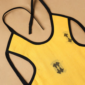 Yellow Handmade Cotton Baby Bib