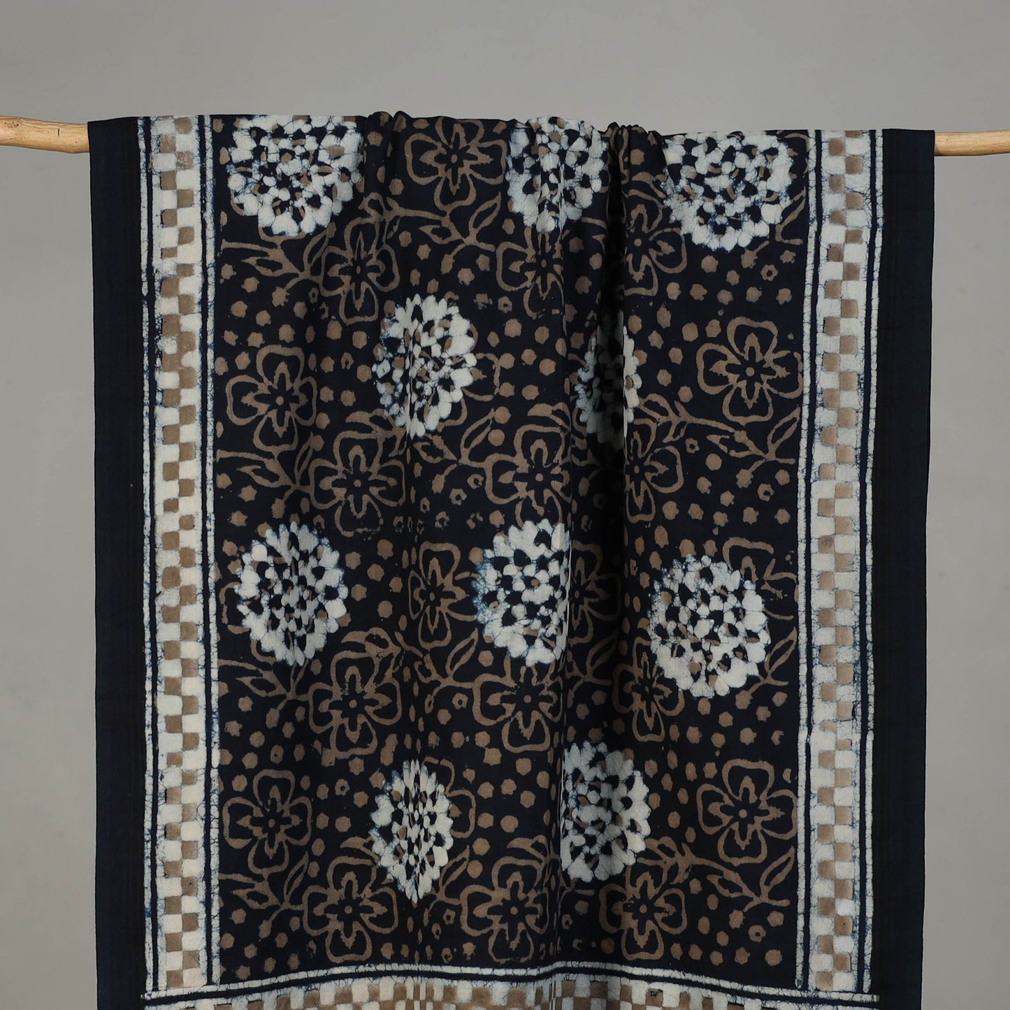 Pipad Hand Block Print Natural Dyed Pure Handloom Cotton Towel 14