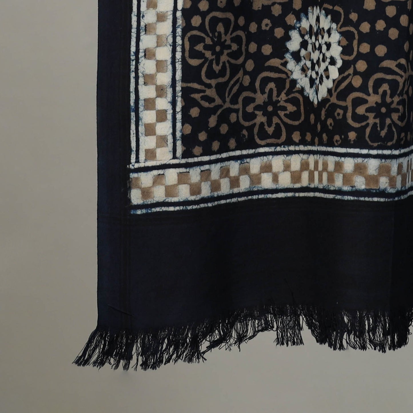 Pipad Hand Block Print Natural Dyed Pure Handloom Cotton Towel 14