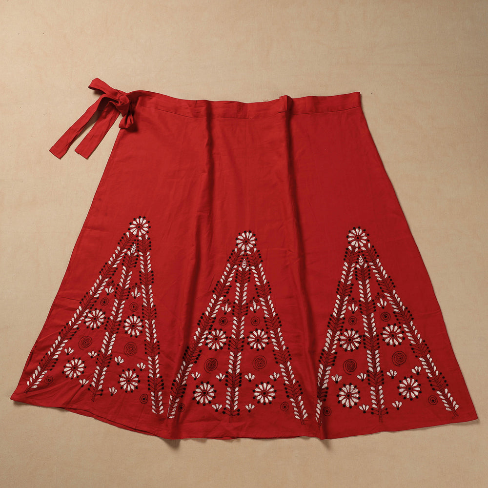 kantha cotton skirt 