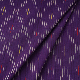 Purple Pochampally Ikat Cotton Fabric