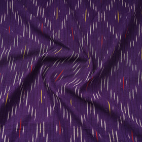 Purple Pochampally Ikat Cotton Fabric