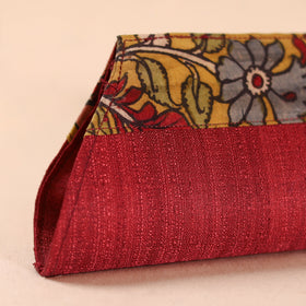 Srikalahasti Kalamkari Handpainted Clutch by Dwaraka Plus 14