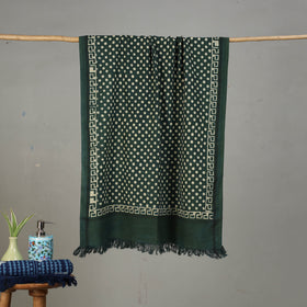 Pipad Hand Block Print Natural Dyed Pure Handloom Cotton Towel 16