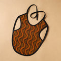 Brown Handmade Cotton Baby Bib